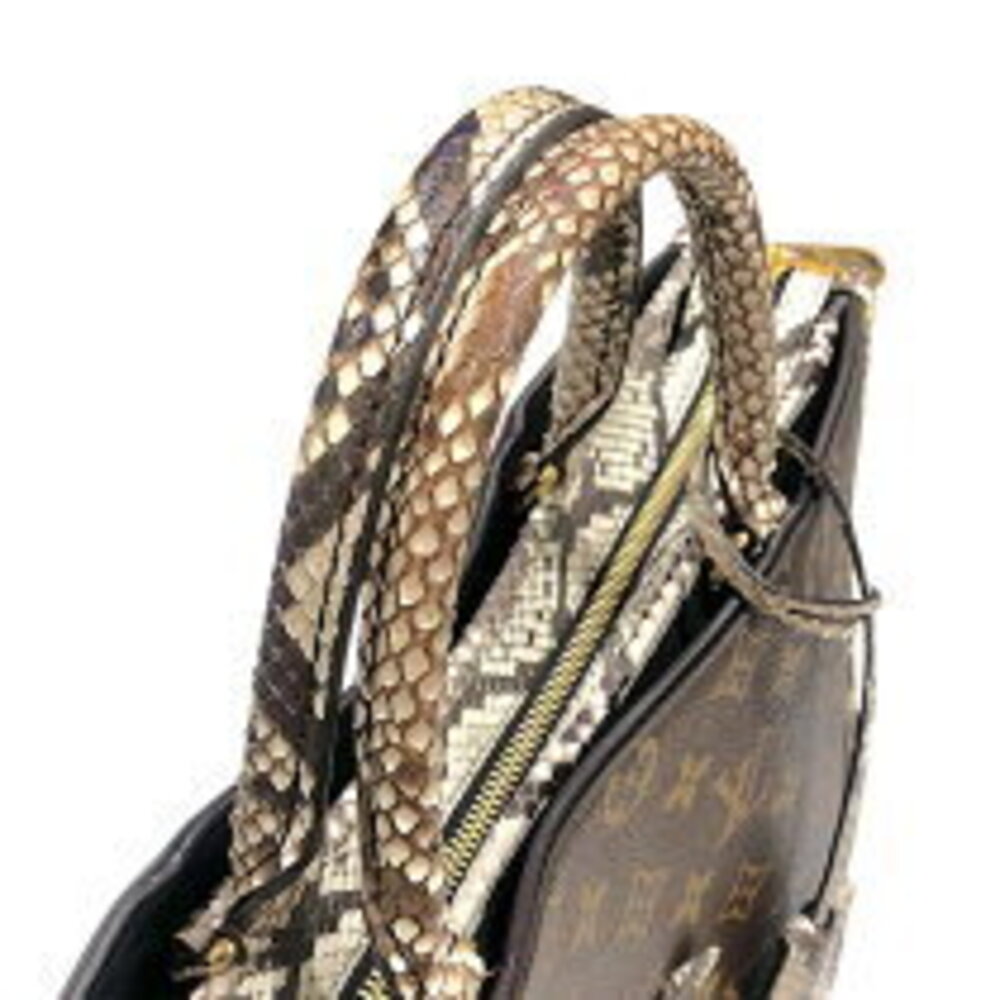 Louis Vuitton Popincourt Python Black Monogram Ca… - image 10